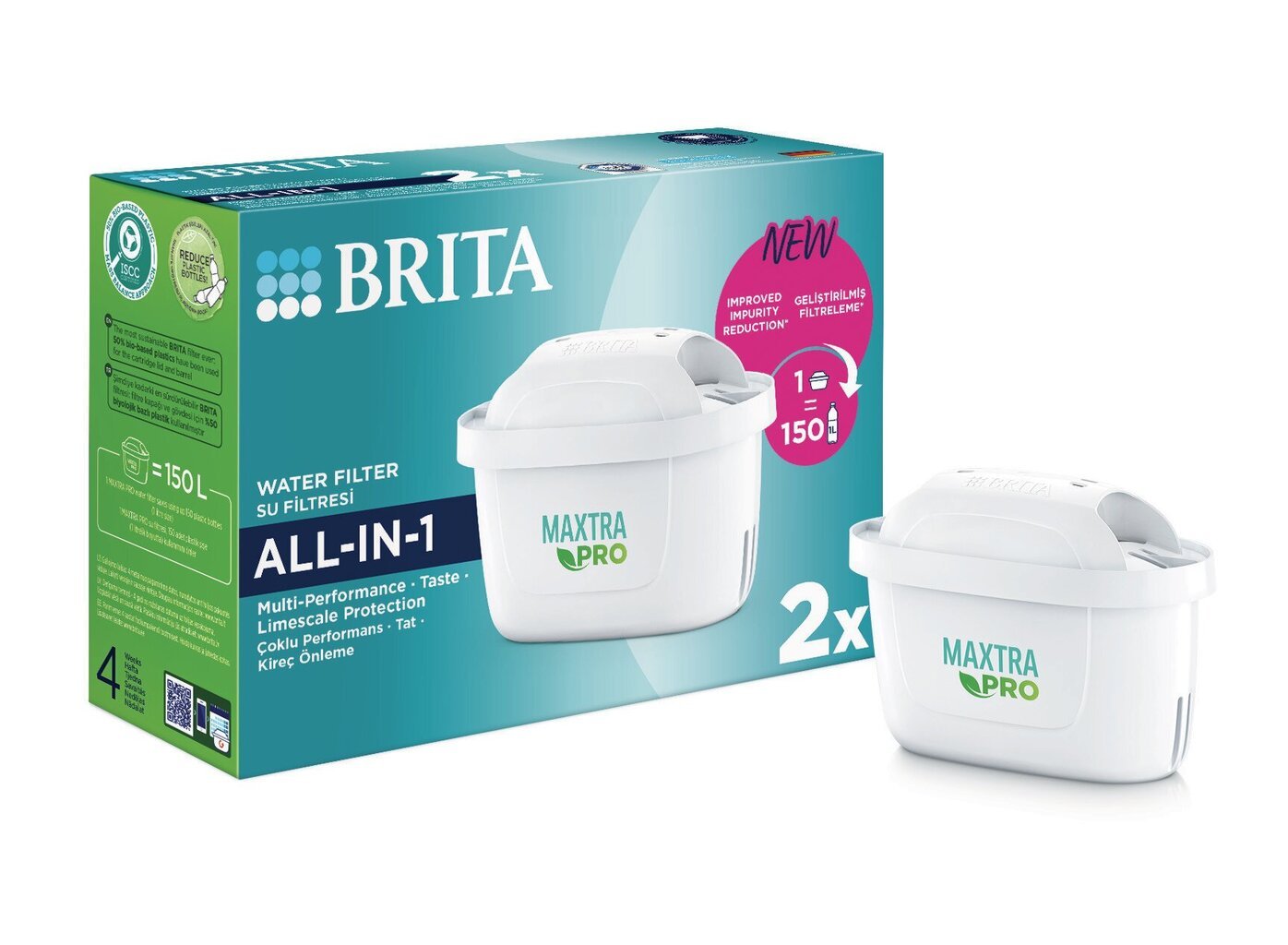 Brita MXpro, 2 vnt. kaina ir informacija | Vandens filtrai | pigu.lt