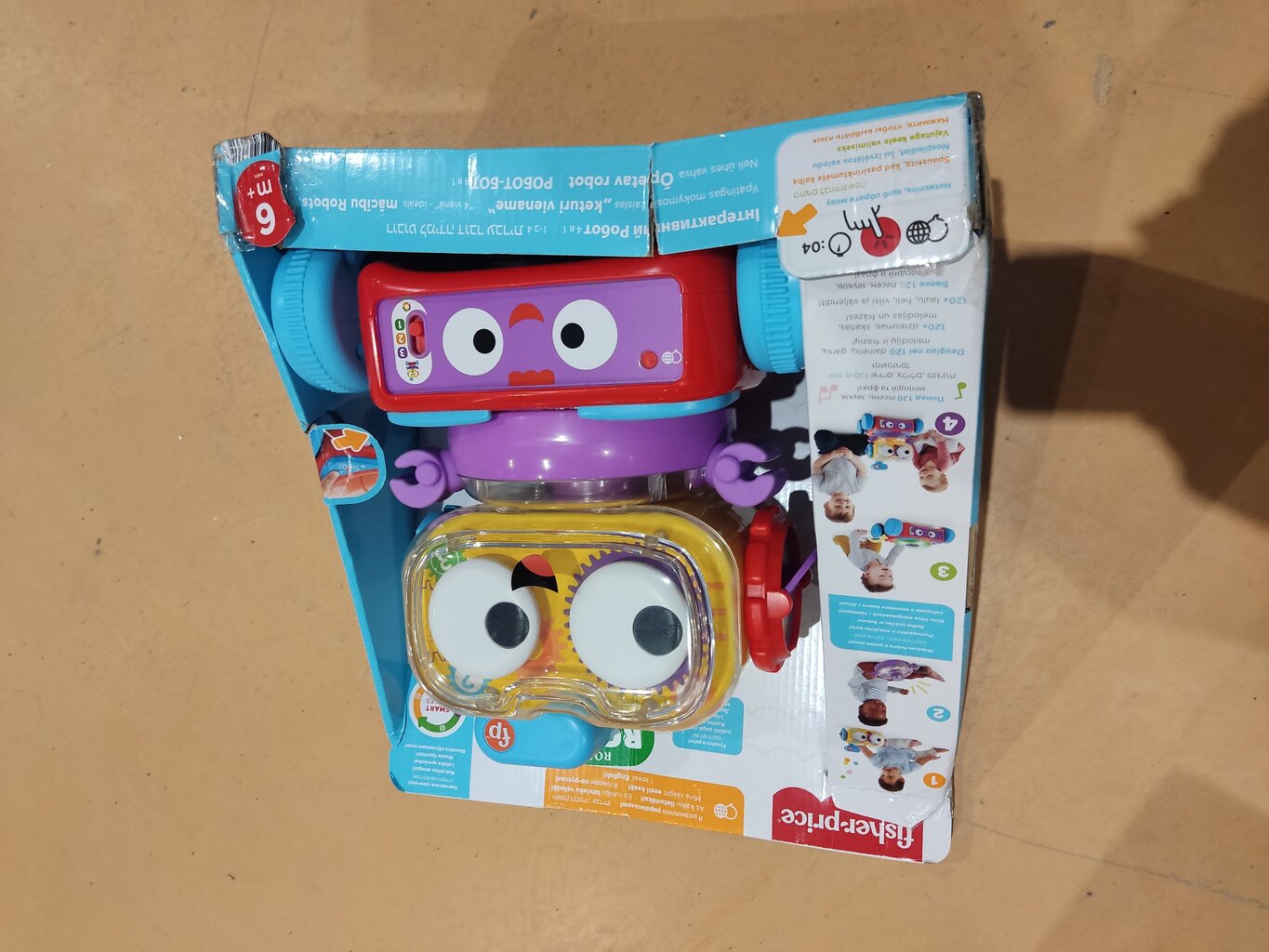 Prekė su pažeidimu. Robotukas Robobo Fisher Price, HHJ42, LT kaina ir informacija | Prekės su pažeidimu | pigu.lt