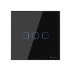 Smart Switch WiFi T0 EU TX (3 канала) Sonoff цена и информация | Выключатели, розетки | pigu.lt