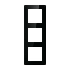 Трехрамочная розетка N-TS10-Frame-B3 (черная) Avatto цена и информация | Выключатели, розетки | pigu.lt