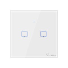 Smart Switch WiFi T0 EU TX (3 канала) Sonoff цена и информация | Выключатели, розетки | pigu.lt