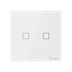 Smart Switch WiFi T0 EU TX (3 канала) Sonoff цена и информация | Выключатели, розетки | pigu.lt