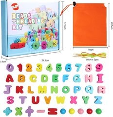 Деревянные игрушки Монтессори для детей, алфавит и цифры цена и информация | Развивающие игрушки | pigu.lt