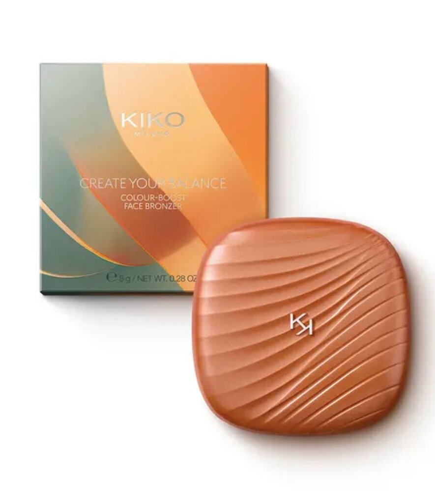 Šilkinės tekstūros matinis bronzantas Kiko Milano Create Your Balance, 01 Sienna, 8 g цена и информация | Bronzantai, skaistalai | pigu.lt