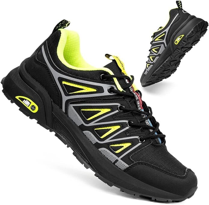 Bėgimo batai vyrams Eagsouni, juodi цена и информация | Vyriški batai | pigu.lt