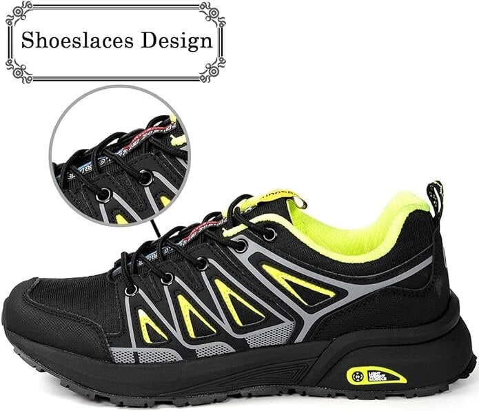 Bėgimo batai vyrams Eagsouni, juodi kaina ir informacija | Vyriški batai | pigu.lt