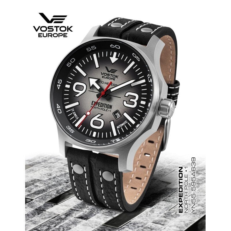 Vyriškas laikrodis Vostok Europe Expedition North Pole-1 Automatic YN55-595A639 цена и информация | Vyriški laikrodžiai | pigu.lt