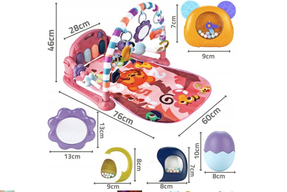 Lavinamasis kilimėlis MalPlay kaina ir informacija | Lavinimo kilimėliai | pigu.lt