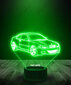 Plexido 3D LED lempa, BMW E46 kaina ir informacija | Staliniai šviestuvai | pigu.lt