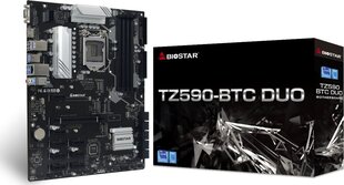 Biostar TZ590-BTC Duo kaina ir informacija | Pagrindinės plokštės | pigu.lt