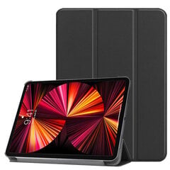 iLike Tri-Fold Тонкий Эко-кожанный Чехол Книжка Apple iPad 10.9'' 10t Gen (2022) Черный цена и информация | Чехлы для планшетов и электронных книг | pigu.lt