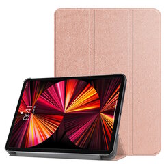 iLike Tri-Fold Тонкий Эко-кожанный Чехол Книжка Apple iPad 10.9'' 10t Gen (2022) Розовато Золотой цена и информация | Чехлы для планшетов и электронных книг | pigu.lt