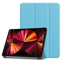 iLike Tri-Fold Тонкий Эко-кожанный Чехол Книжка Samsung Tab A9 8.7'' X110 Wi-Fi / X115 LTE Небесно Голубой цена и информация | Чехлы для планшетов и электронных книг | pigu.lt