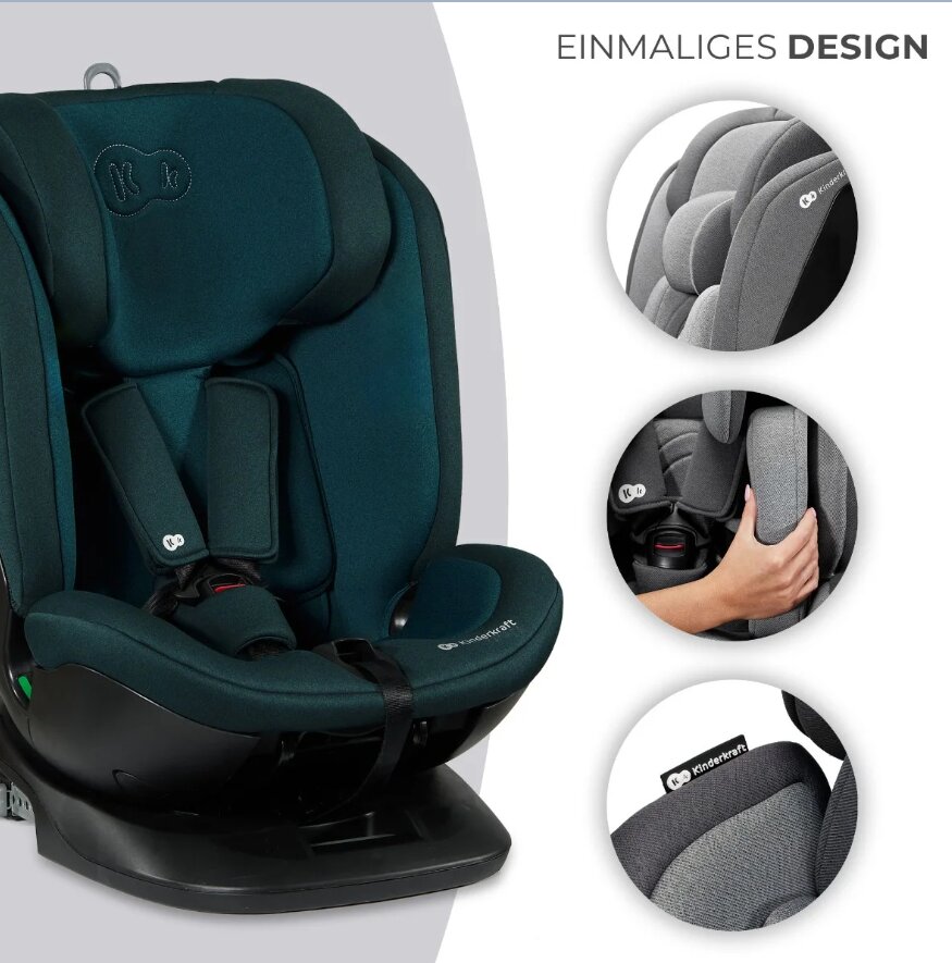 Automobilinė kėdutė Kinderkraft Xpedition 2 i-Size, 0-36 kg, blue kaina ir informacija | Autokėdutės | pigu.lt