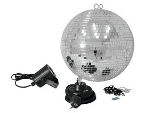 Зеркальный шар EUROLITE 30 см со светодиодной подсветкой цена и информация | Праздничные декорации | pigu.lt