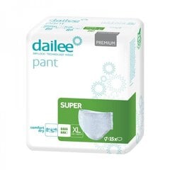 Sauskelnės Dailee Pant Premium Super XL, 15 vnt. kaina ir informacija | Sauskelnės, įklotai, paklotai suaugusiems | pigu.lt