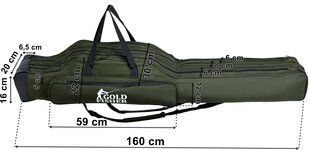 Чехол для удочки 160 см цена и информация | Рыболовные ящики, чехлы и рюкзаки | pigu.lt