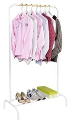 Вешалка для одежды KITO, белая цена и информация | Вешалки для одежды | pigu.lt
