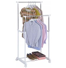 Вешалка для одежды, белая цена и информация | Вешалки для одежды | pigu.lt