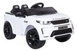 Dvivietis vaikiškas elektromobilis Land Rover Discovery, baltas kaina ir informacija | Elektromobiliai vaikams | pigu.lt