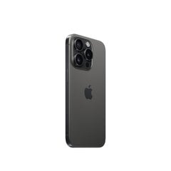 Apple iPhone 15 Pro 15,5 cm (6.1") Dviguba SIM jungtis iOS 17 5G C tipo USB 128 GB Titanas, Juoda kaina ir informacija | Mobilieji telefonai | pigu.lt