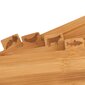 Bambukinių pjaustymo lentelių rinkinys, 4 vnt. kaina ir informacija | Pjaustymo lentelės | pigu.lt