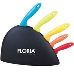 Floria ZLN1150 Комплект ножей с подставкой 5шт. цена и информация | Ножи и аксессуары для них | pigu.lt