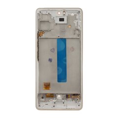 LCD display + Touch Unit + Front Cover Samsung A536B Galaxy A53 5G White цена и информация | Запчасти для телефонов и инструменты для их ремонта | pigu.lt