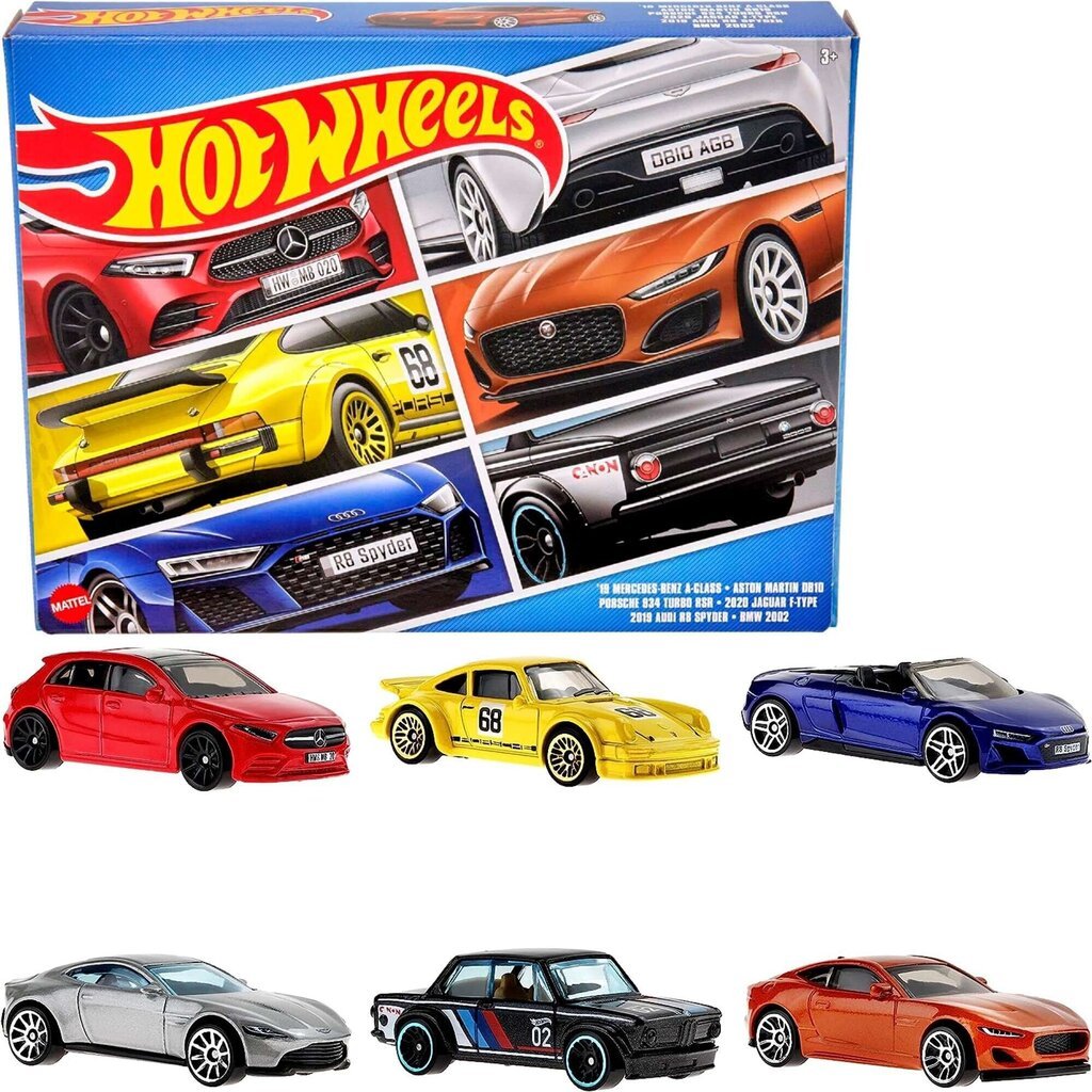 6 automobilių rinkinys Hot Wheels цена | pigu.lt