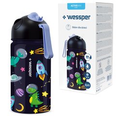 Детская бутылочка Wessper Activemax Kids, 0,4 л, Космос цена и информация | Фляги для воды | pigu.lt