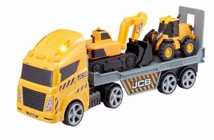 Prekė su pažeista pakuote. Statybinis sunkvežimis su garsais ir šviesomis JCB Teamsterz kaina ir informacija | Žaislai vaikams su pažeista pakuote | pigu.lt