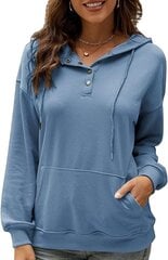 Džemperis moterims Ranphee, mėlynas kaina ir informacija | Megztiniai moterims | pigu.lt
