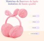 Šiltos ausinės SEYUFN rožinės цена и информация | Kepurės moterims | pigu.lt