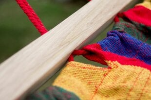 Гамак Acadia Colorful с планками + каркас гамака Indela 120 кг, POTENZA цена и информация | Гамаки | pigu.lt
