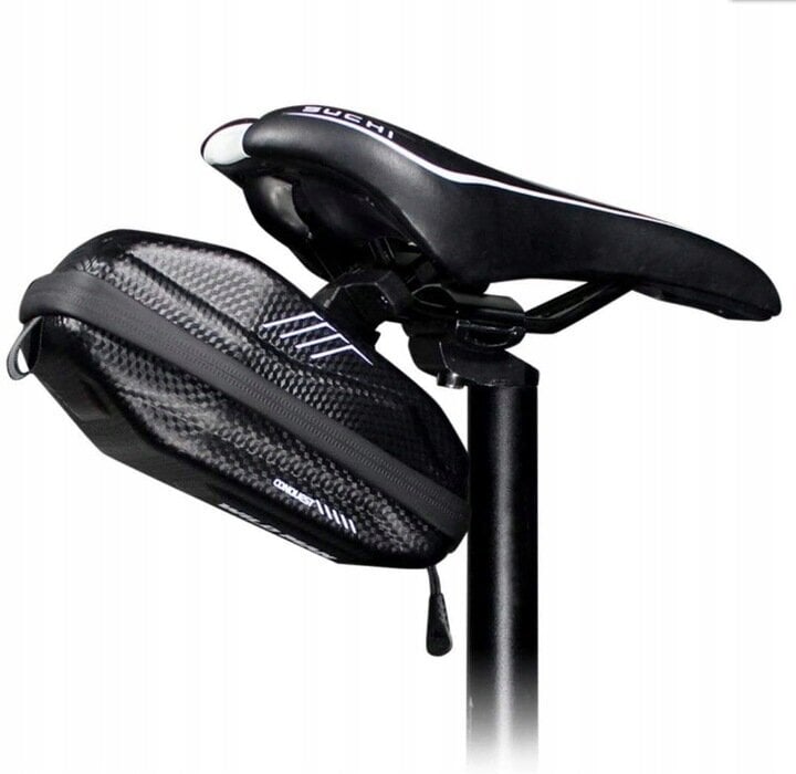 Neperšlampamas dviračių krepšys Wildman 158, juodas цена и информация | Kiti dviračių priedai ir aksesuarai | pigu.lt