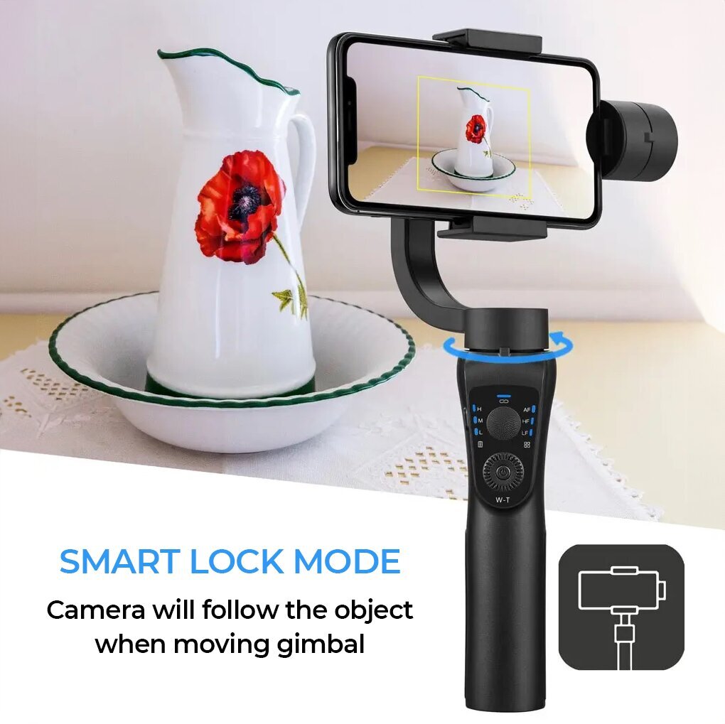 Селфи палка («Selfie stick») Gimbal 3-х осевой стабилизатор для телефона  LIVMAN S5B цена | pigu.lt