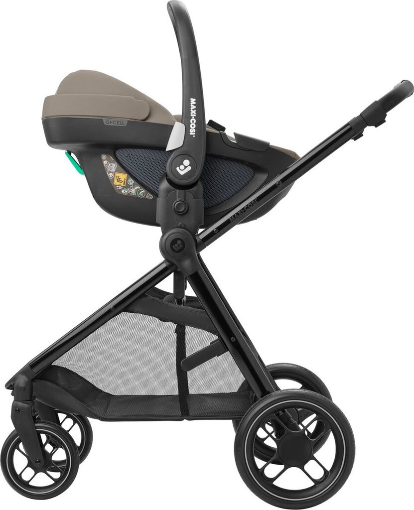 Maxi-Cosi universalus vežimėlis Zelia3 Luxe 2in1, Twillic Truffle kaina ir informacija | Vežimėliai | pigu.lt