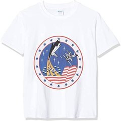 Marškinėliai moterims Gildan BILWES00015-WHT_8, balti цена и информация | Женские футболки | pigu.lt