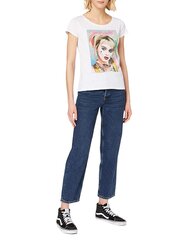 Marškinėliai moterims Gildan WOBOPHQTS003, balti kaina ir informacija | Marškinėliai moterims | pigu.lt