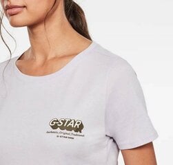 Marškinėliai moterims G-Star Raw D18846-4107-1864, balti kaina ir informacija | Marškinėliai moterims | pigu.lt