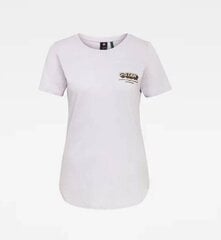 Marškinėliai moterims G-Star Raw D18846-4107-1864, balti цена и информация | Женские футболки | pigu.lt