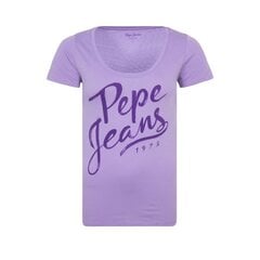 Marškinėliai moterims Pepe Jeans PL503954, violetiniai kaina ir informacija | Marškinėliai moterims | pigu.lt