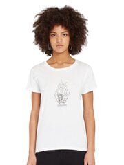 Marškinėliai moterims Volcom B3512314, balti kaina ir informacija | Marškinėliai moterims | pigu.lt