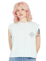 Marškinėliai moterims Volcom B4512203 PAQ, balti цена и информация | Женские футболки | pigu.lt