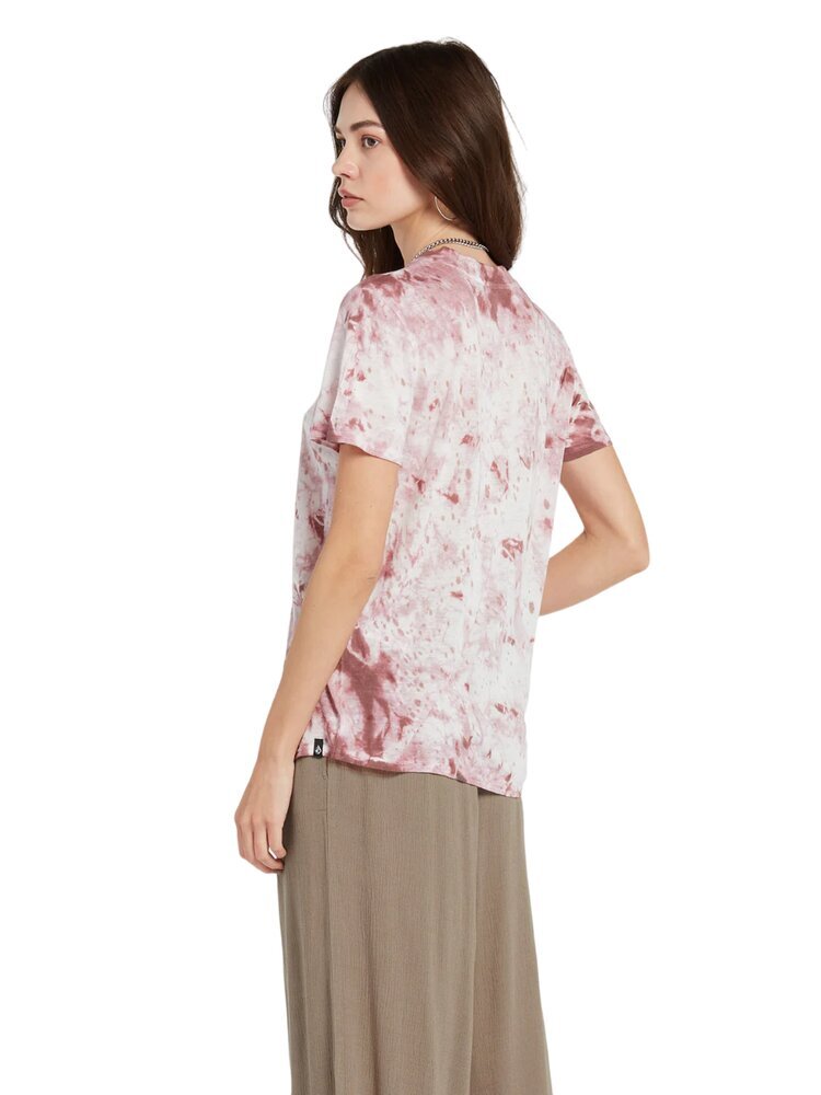 Marškinėliai moterims Volcom B0112206, balti/raudoni цена и информация | Marškinėliai moterims | pigu.lt
