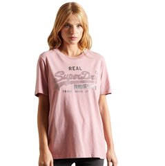 Marškinėliai moterims Superdry W1010731A 59944 rožiniai kaina ir informacija | Marškinėliai moterims | pigu.lt