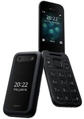 Prekė su pažeidimu. Nokia 2660 Flip 4G 1GF011GPA1A01 Black kaina ir informacija | Prekės su pažeidimu | pigu.lt