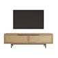 TV staliukas Asir, 160x45,1x35,5 cm, rudas kaina ir informacija | TV staliukai | pigu.lt