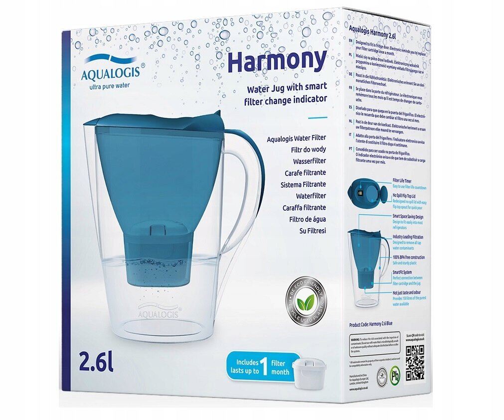 Aqualogis Harmony, 12 vnt. kaina ir informacija | Vandens filtrai | pigu.lt