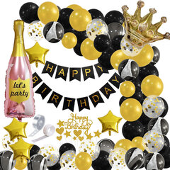 Набор из воздушных шаров на день рождения Zaxer, 68 шт. цена и информация | Шарики | pigu.lt